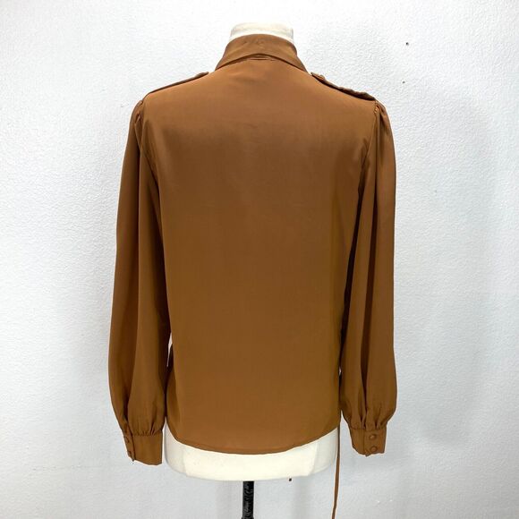 Vintage Rae Hepburn California Blouse Size 6 USA Secretary Career Evening Wear - Picture 5 of 10